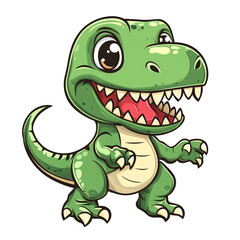 Fototapeta premium Cute T-Rex Mascot Logo