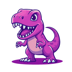 Fototapeta premium Cute T-Rex Mascot Logo