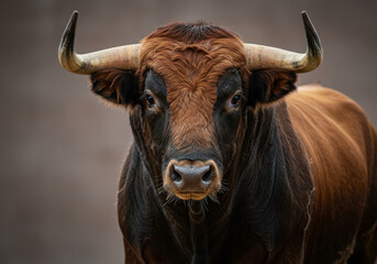 Purebred bull ready for the bullfight
