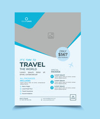 Travel and tour social media post instagram post or web banner template