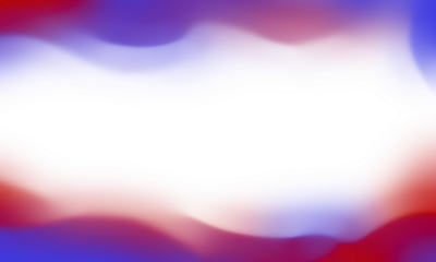 Abstract Color Wave Gradient with Red and Blue Glitch Effect