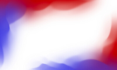 Abstract Color Wave Gradient with Red and Blue Glitch Effect