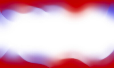 Abstract Color Wave Gradient with Red and Blue Glitch Effect