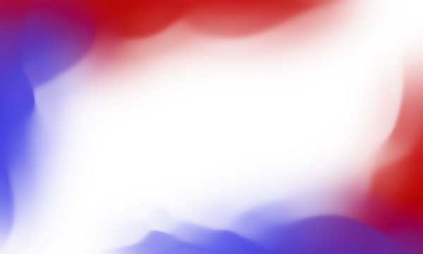 Abstract Color Wave Gradient with Red and Blue Glitch Effect