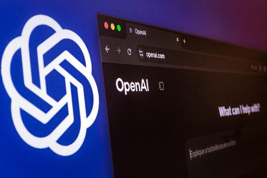 Close-Up of OpenAI Logo on Website | AI Research & Technology - Porto, Portugal on August 14th, 2025