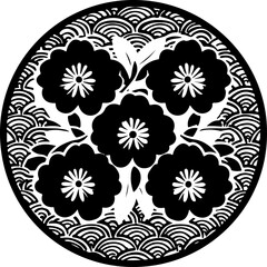 "Floral Harmony Mandala"