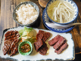 Delicious beef tongue set meal 3