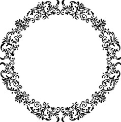 "Elegant Vintage Floral Frame"