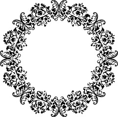 "Vintage Floral Elegance Frame"