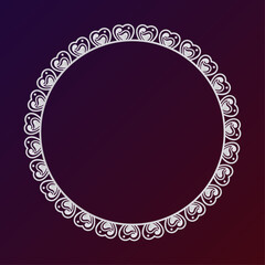 Durga Puja Sale, heart circle frame. Durga Puja Border. and. Durga Puja Frame.