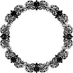 "Vintage Floral Elegance Frame"