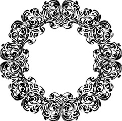 "Vintage Floral Elegance Frame"