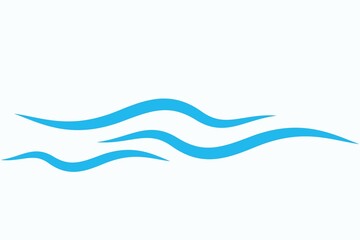 Water waves, sea, ocean, splash, curve river, abstract blue background