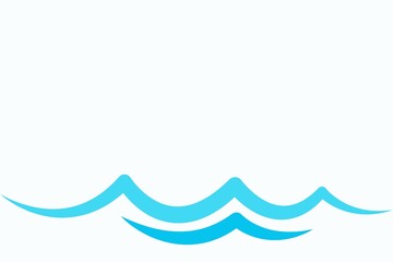 Water waves, sea, ocean, splash, curve river, abstract blue background
