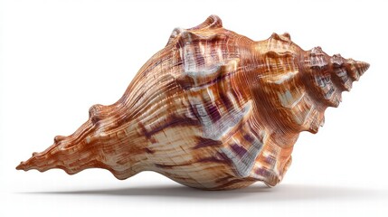 Shell discovery on tropical beach nature photography close-up view coastal environment marine life