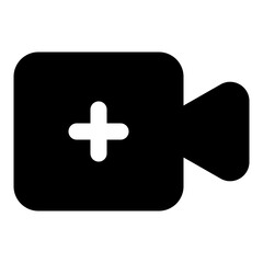 Obraz premium Video Camera Plus Icon