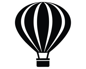 Fototapeta premium Hot Air Balloon Icon Classic Design for Travel and Adventure