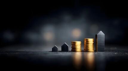 Financial investment options visualized in a bar chart display