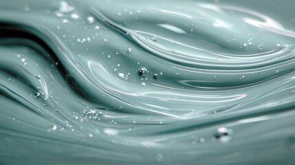 The image is of a body of water with a lot of bubbles and foam