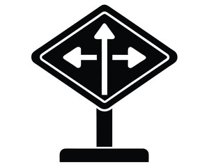 Directional Sign Icon Design
