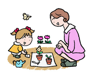 親子で楽しむガーデニング