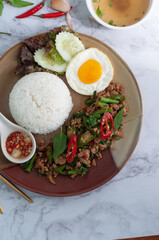 Thai Street food Popular lunch dishes