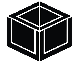3D Cube Icon Design