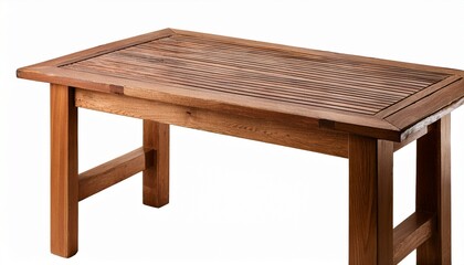 furniture wood table isolated