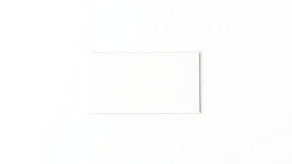 A minimalist business card design on a clean white background, showcasing simplicity and professionalism.