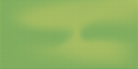 Fun Green and Yellow pop art background with halftone in retro comic style, vector illustration eps10
