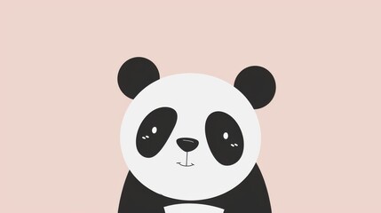 Naklejka premium Cute Cartoon Animal