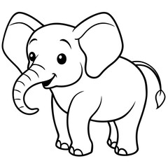 Obraz premium elephant icon