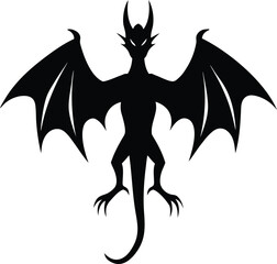 vector illustration of a dragon