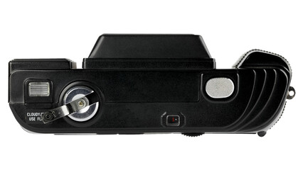 Top view of an old compact camera