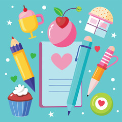 seamless pattern with sweets