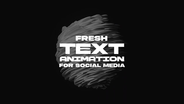 Fresh Text Animations for Social Media