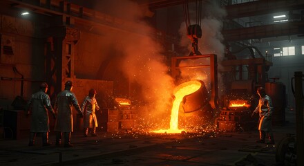 industrial crucible forge