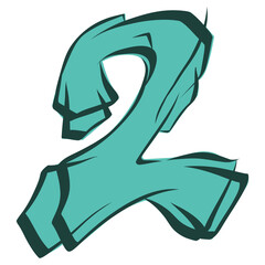 Graffiti Style Lettering - 2 | Lettering Design | Jpeg