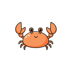 Cute Crab Cartoon Very Cool