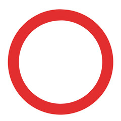 Red Circle Vector Icon