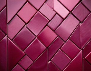 Obraz premium close up of dark pink ceramic tile texture background