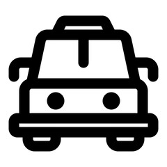 Fototapeta premium Taxi Cab Icon