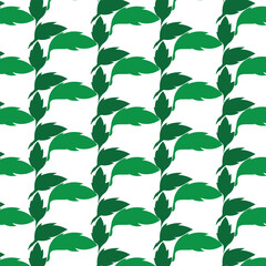 geometric floral green pattern background