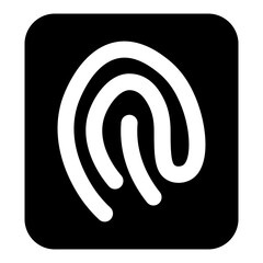 Fingerprint Security Icon