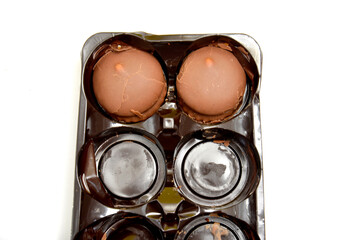 Chocolate Covered Marshmallow on white background