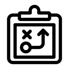Strategy Planning Clipboard Icon