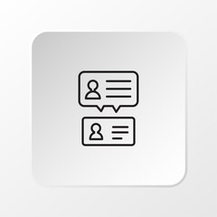 Chat Help Icon, Online Study Assistance Symbol
