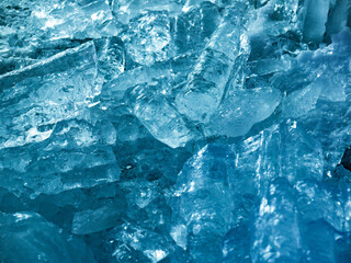 クリスタルのような氷