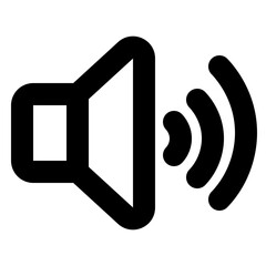 Audio Speaker Sound Wave Icon