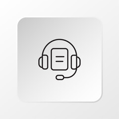 VR Learning Icon, Virtual Reality Education Flat Vector